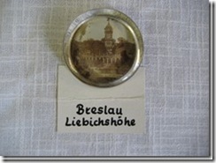 Briefbeschwerer Breslau Liebigshöhe aus Schlesien