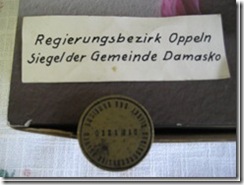 Siegel der Gemeinde Damasko aus Schlesien