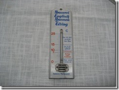 1 Thermometer "Brauerei Elbing" 